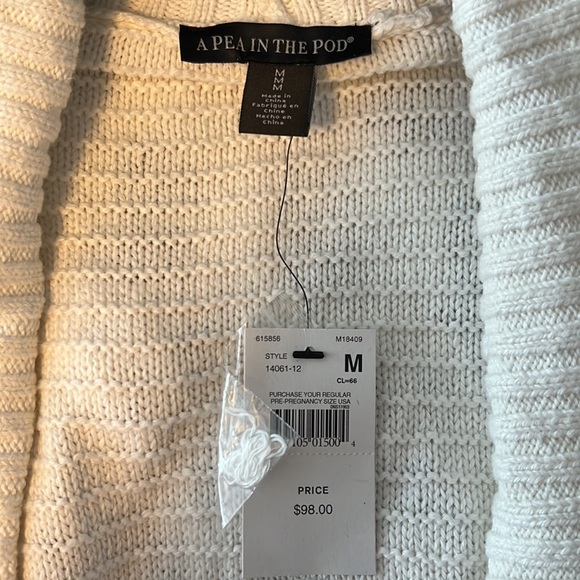 A Pea In A Pod Sweater - NEW WITH TAGS - Picture 4 of 4